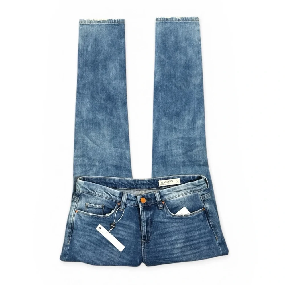BLANKNYC SKINNY CLASSIQUE DISTRESSED LIGHT WASH CLASSIC DENIM JEANS **NWT**